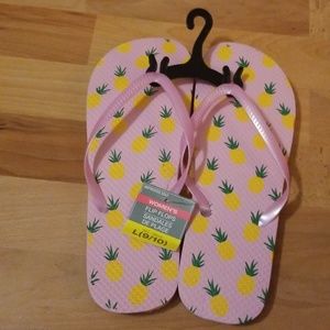 Pineapple Flip Flops